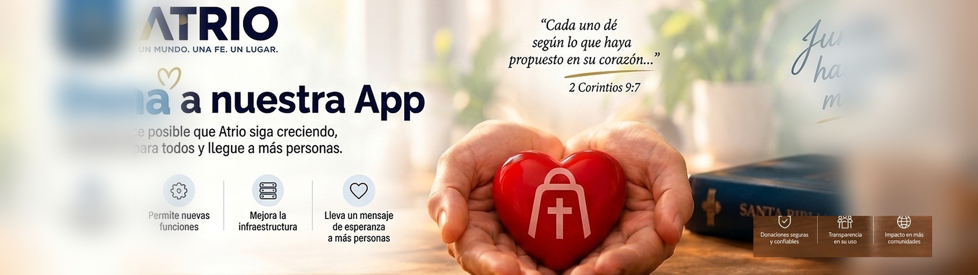 Manos con un corazón