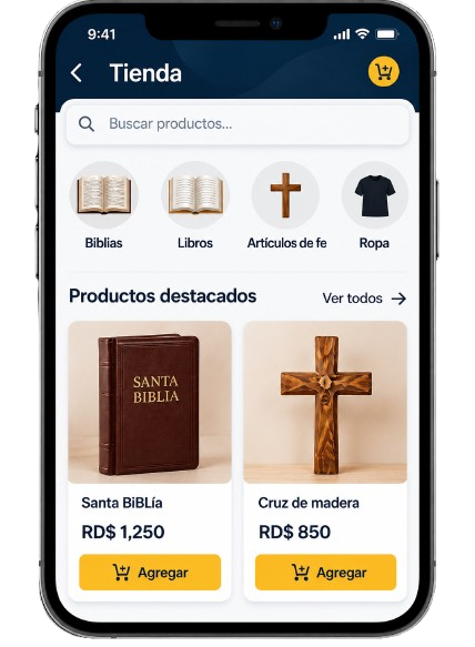 Vista móvil Atrio